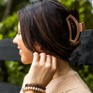 Teleties Open Caramel Hair Clip