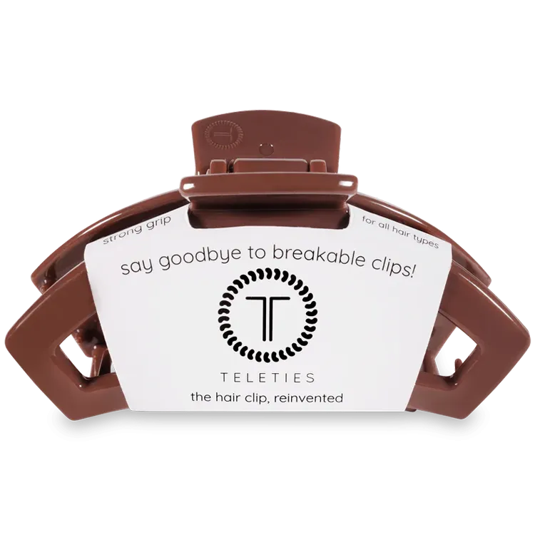 Teleties Open Nutmeg Hair Clip