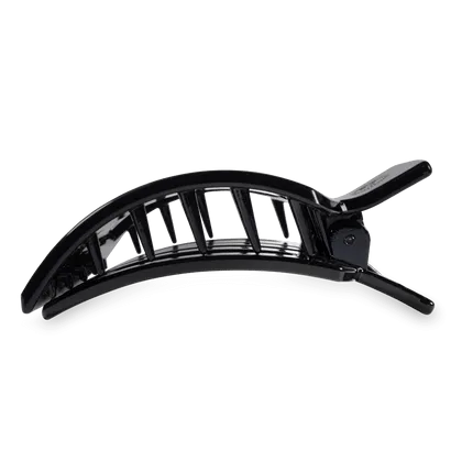 Teleties Square Flat Jet Black Hair Clip