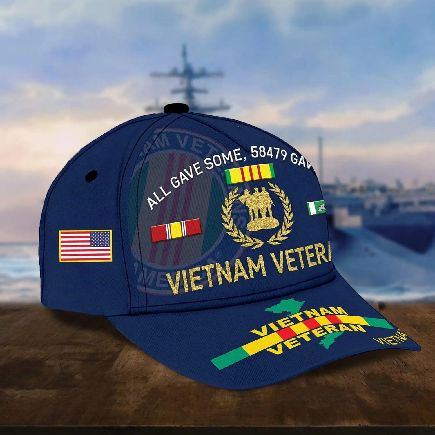 Vietnam Veteran Hats for Men All Gave Some Veterans Cap Proud US Veteran Dad Patriotic Hats Military Cap Gifts Vietnam Vets
