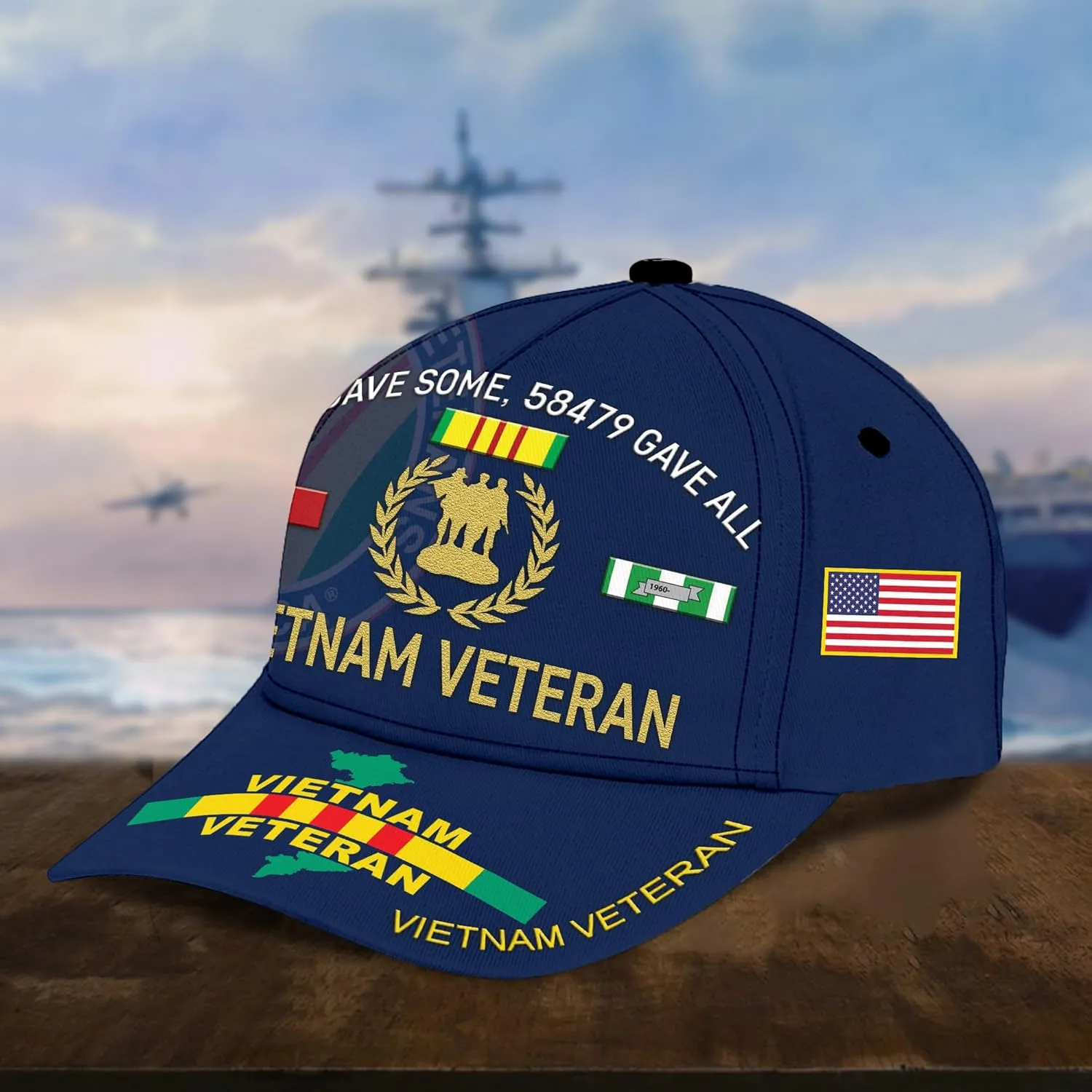 Vietnam Veteran Hats for Men All Gave Some Veterans Cap Proud US Veteran Dad Patriotic Hats Military Cap Gifts Vietnam Vets