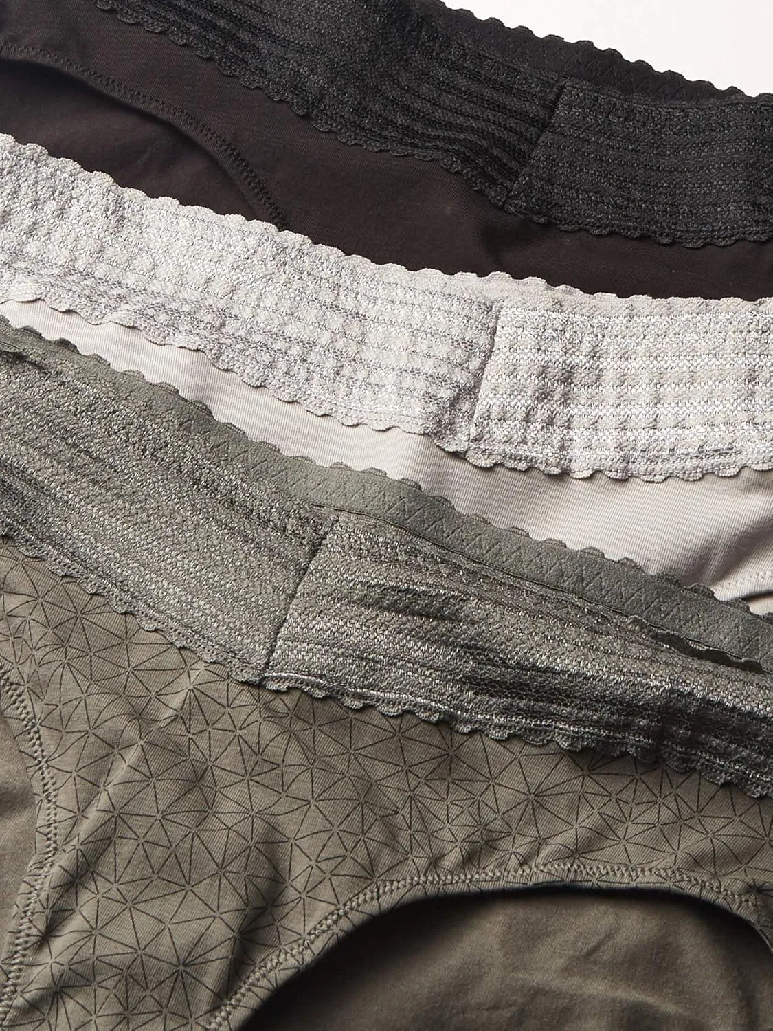 Warner's womens Blissful Benefits No Muffin 3 Pack Hipster Panties